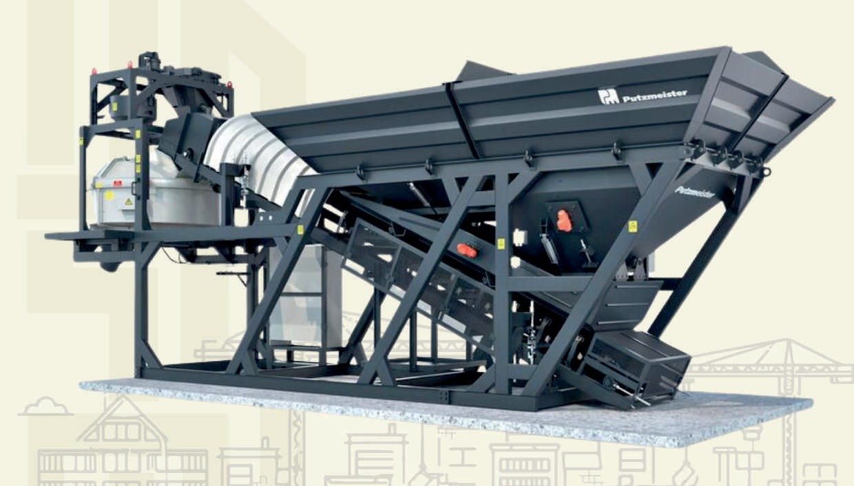 SAM Contech concrete batching plant