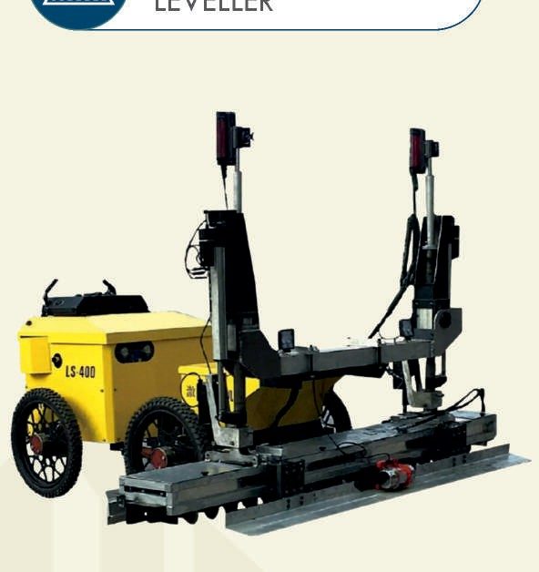 Concrete laser screed leveller